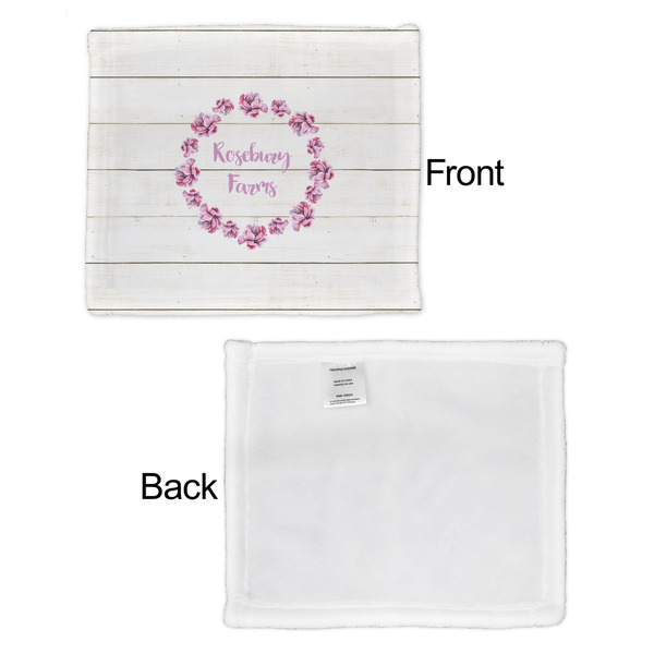 Farm House Security Blanket - Front & White Back View