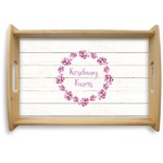 Farm House Natural Wooden Tray - Small (Personalized)