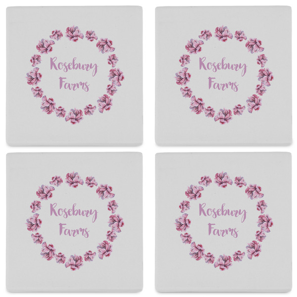 Farm House Set of 4 Sandstone Coasters - See All 4 View