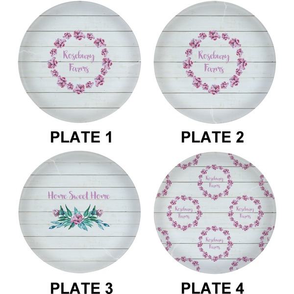 Farm House Set of Lunch / Dinner Plates (Approval)