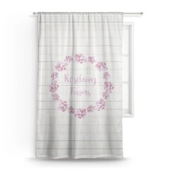 Farm House Sheer Curtain (Personalized)