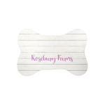 Farm House Bone Shaped Dog Food Mat (Small) (Personalized)