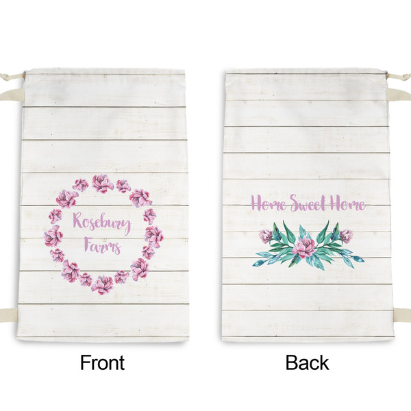 Farm House Small Laundry Bag - Front & Back View