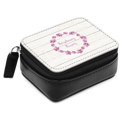 Farm House Small Leatherette Travel Pill Case (Personalized)