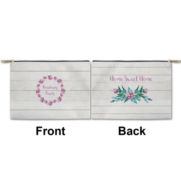 Farm House Small Zipper Pouch Approval (Front and Back)
