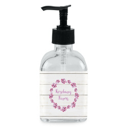 Farm House Glass Soap & Lotion Bottle - Single Bottle (Personalized)