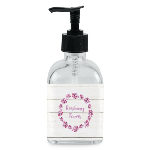 Custom Farm House Glass Soap & Lotion Bottle - Single Bottle (Personalized)