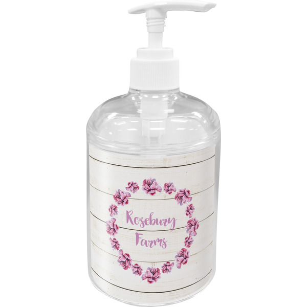 Custom Farm House Acrylic Soap & Lotion Bottle (Personalized)
