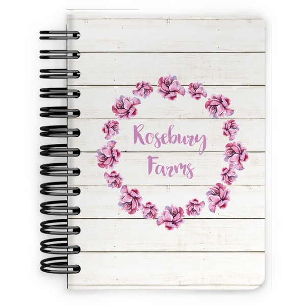Custom Farm House Spiral Notebook - 5x7 w/ Name or Text