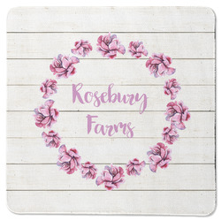 Farm House Square Rubber Backed Coaster (Personalized)
