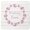 Farm House Square Rubber Backed Coaster (Personalized)