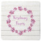 Farm House Square Rubber Backed Coaster (Personalized)