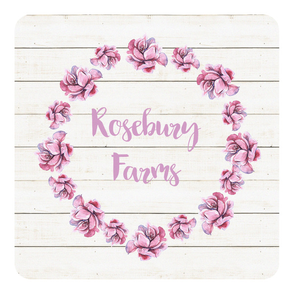 Custom Farm House Square Decal - Large (Personalized)