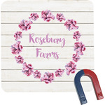 Farm House Square Fridge Magnet (Personalized)
