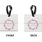 Farm House Square Luggage Tag (Front + Back)