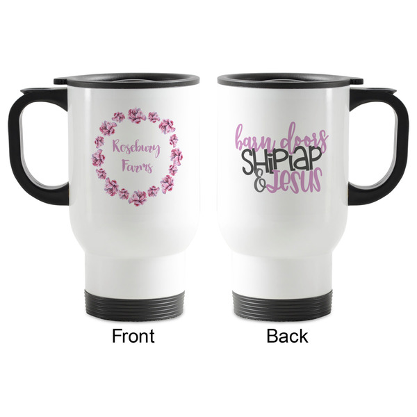 Farm House Stainless Steel Travel Mug with Handle - Apvl