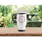 Farm House Stainless Steel Travel Mug with Handle Lifestyle
