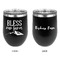 Farm House Stainless Wine Tumblers - Black - Double Sided - Approval