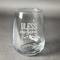 Farm House Stemless Wine Glass - Engraved