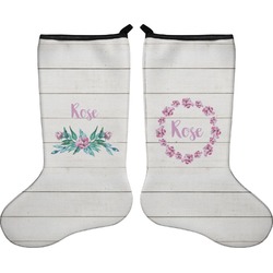 Farm House Holiday Stocking - Double-Sided - Neoprene (Personalized)