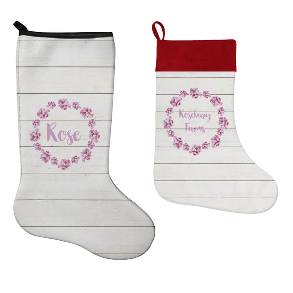 Farm House Stockings - Side by Side compare