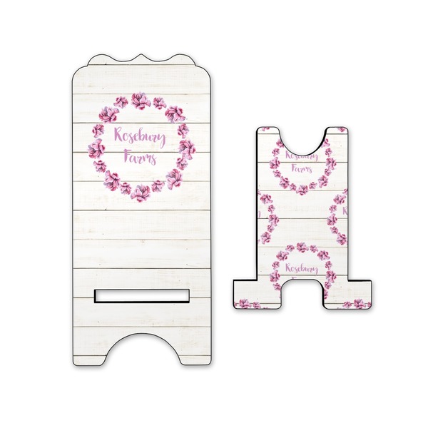 Farm House Stylized Phone Stand - Front & Back - Small