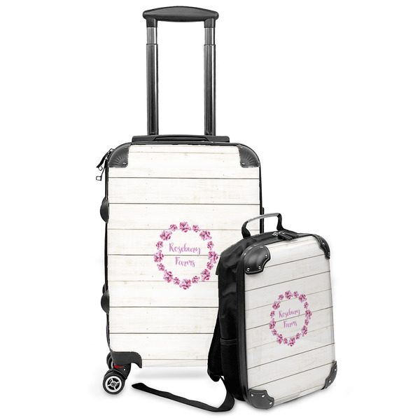 Custom Farm House Kids 2-Piece Luggage Set - Suitcase & Backpack (Personalized)