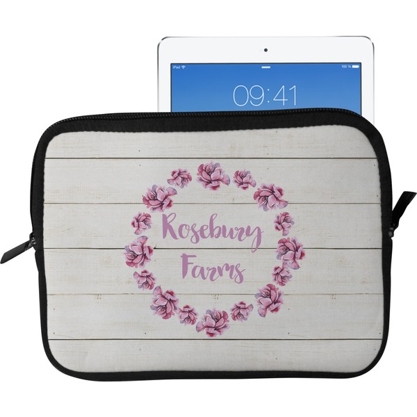 Custom Farm House Tablet Case / Sleeve - Large (Personalized)