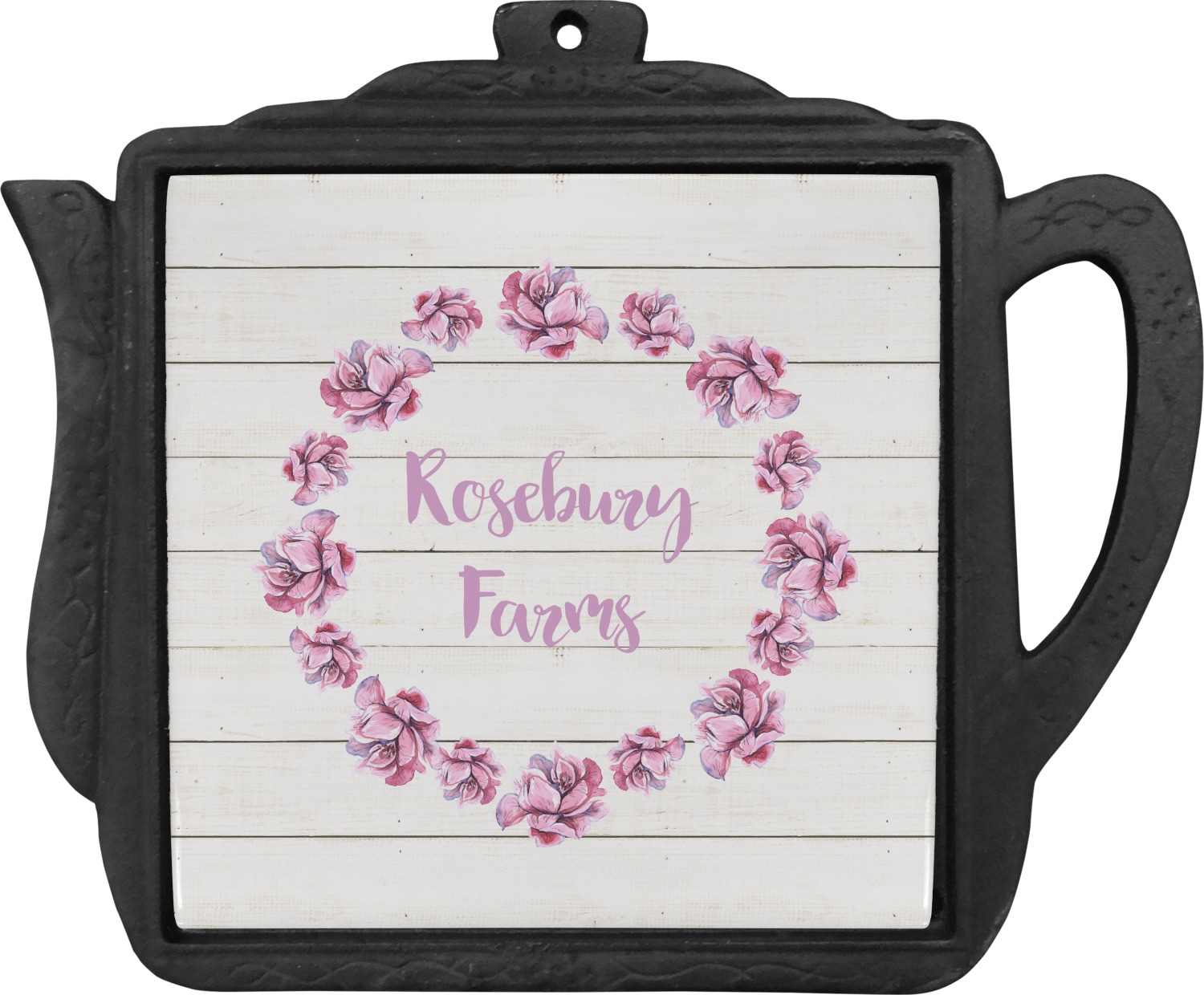 Farm House Teapot Trivet (Personalized) YouCustomizeIt