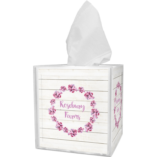 Custom Farm House Tissue Box Cover (Personalized)