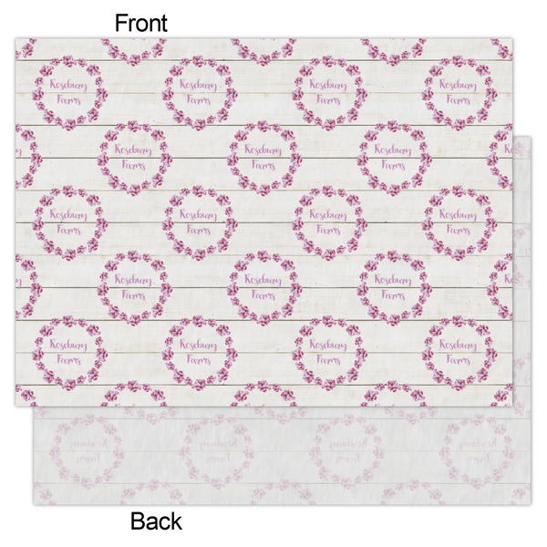 Farm House Tissue Paper - Lightweight - Large - Front & Back