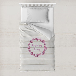 Farm House Toddler Duvet Cover w/ Name or Text