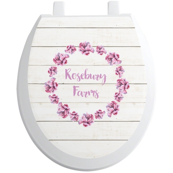 Custom Farm House Toilet Seat Decal (Personalized)
