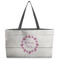 Farm House Beach Totes Bag - w/ Black Handles (Personalized)