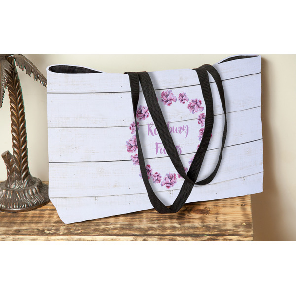 Farm House Tote w/Black Handles - Lifestyle View