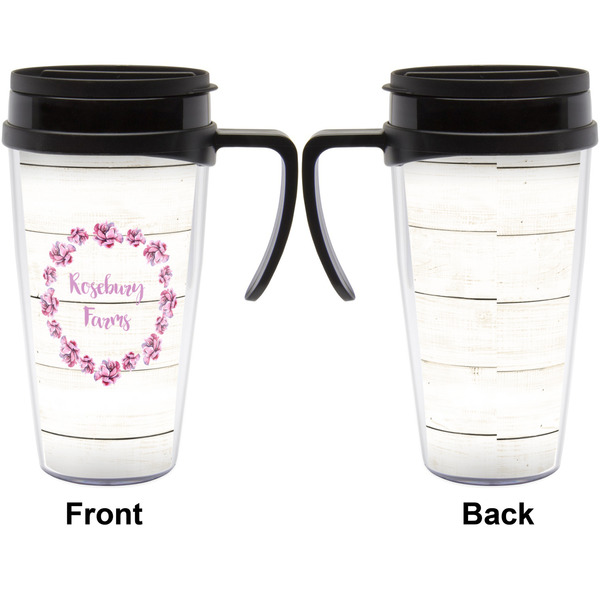 Farm House Travel Mug with Black Handle - Approval
