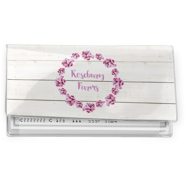 Custom Farm House Vinyl Checkbook Cover (Personalized)