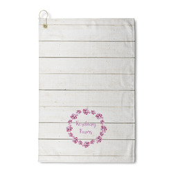 Farm House Waffle Weave Golf Towel (Personalized)