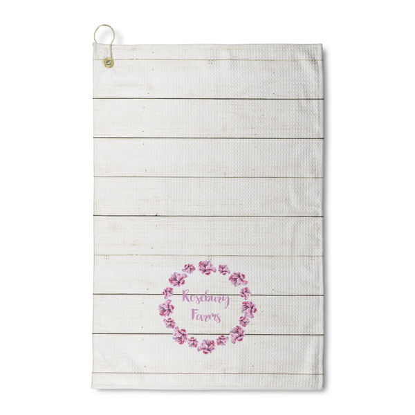 Custom Farm House Waffle Weave Golf Towel (Personalized)