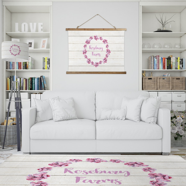 Farm House Wall Hanging Tapestry - IN CONTEXT