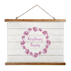Farm House Wall Hanging Tapestry - Wide (Personalized)