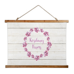 Farm House Wall Hanging Tapestry - Wide (Personalized)