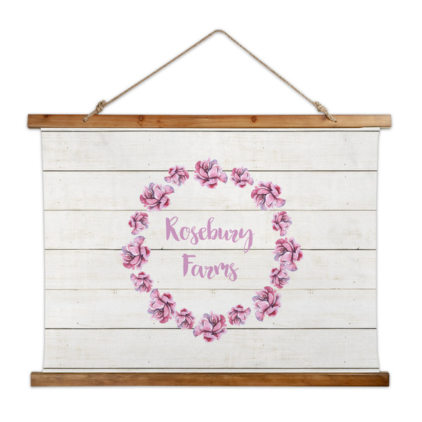 Custom Farm House Wall Hanging Tapestry - Wide (Personalized)