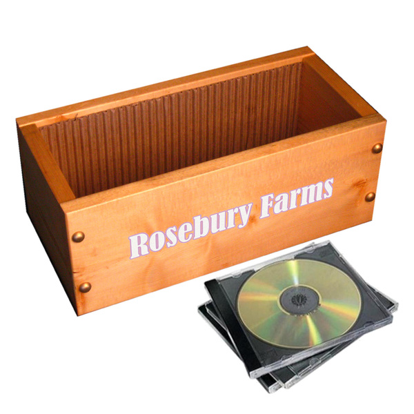 Farm House Wall Name Decal on Wooden Storage Chest