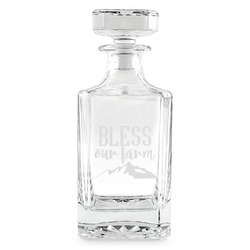 Farm House Whiskey Decanter - 26 oz Square