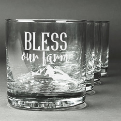 Farm House Whiskey Glasses (Set of 4)