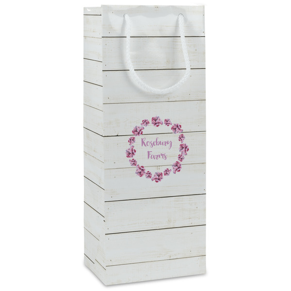 Custom Farm House Wine Gift Bags - Gloss (Personalized)