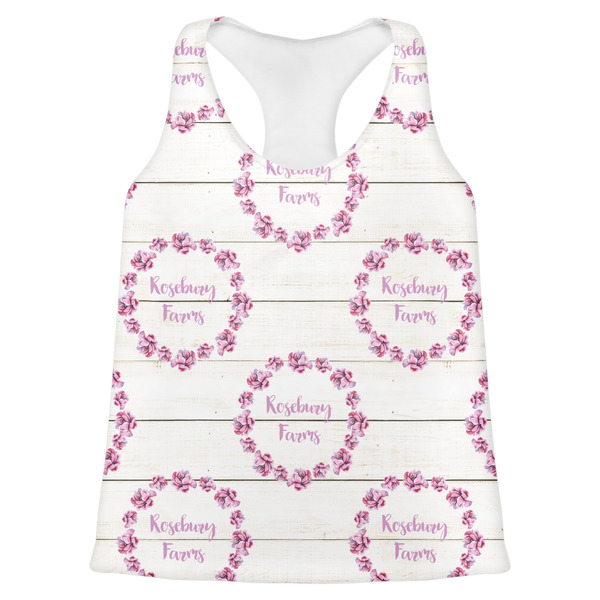 Custom Farm House Womens Racerback Tank Top - X Small (Personalized)
