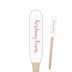 Farm House Paddle Wooden Food Picks - Double Sided (Personalized)