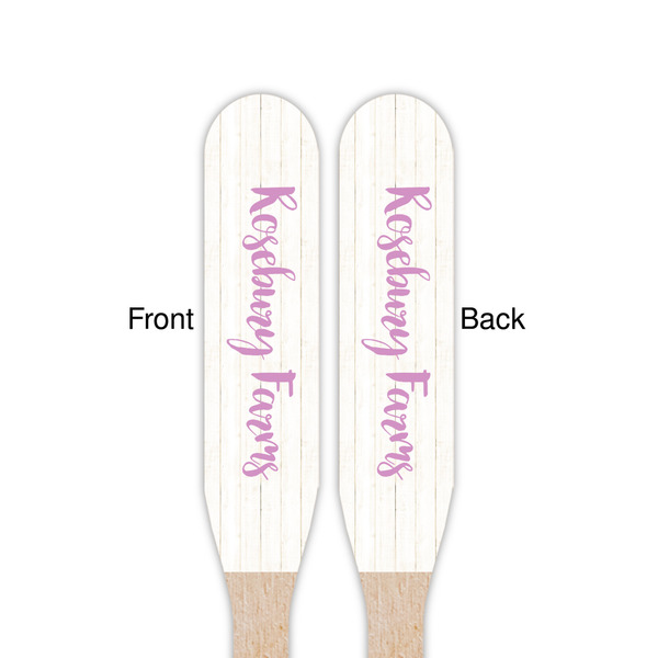 Farm House Wooden Food Pick - Paddle - Double Sided - Front & Back
